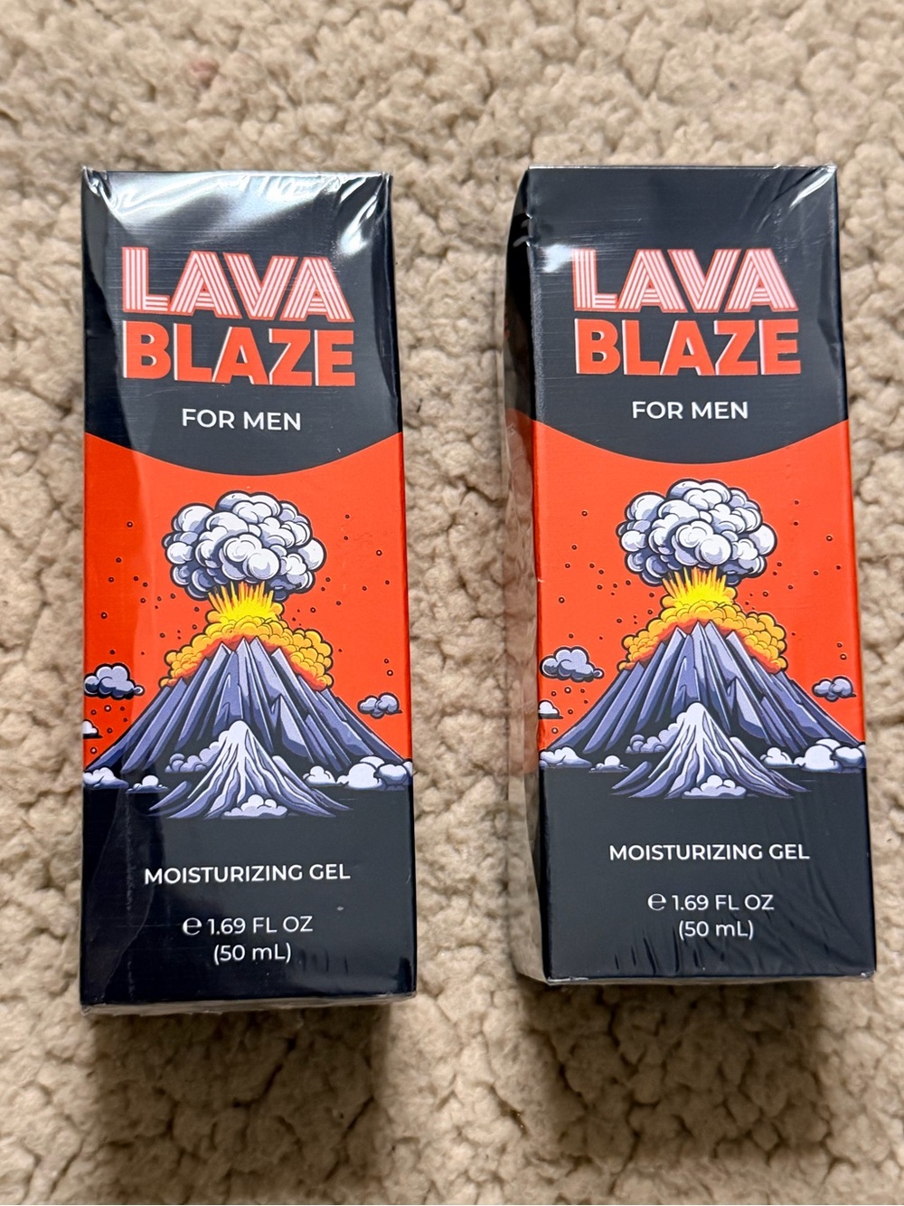 ✨New Lava Blaze Moisturizing Gel for Men (2 Boxes)✨